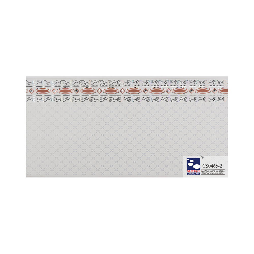 ฟิล์มเคลือบลายไม้ราคาต่ำฟอยล์ปั๊มร้อนสำหรับเพดาน PVC CS0465-2