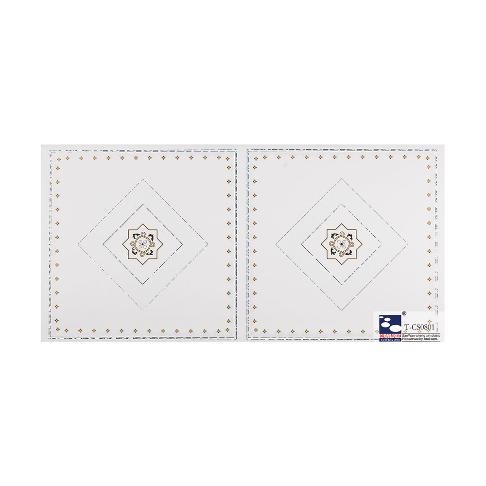 ฟอยล์ปั๊มร้อนลายหินอ่อนตกแต่งลวดลายต่าง ๆ ราคาถูกหรือกระดาน T-CS0801